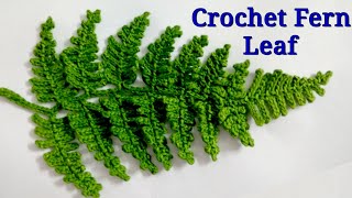 Crochet Fern 🌿 Leaf