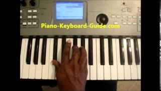 How To Play C# Sus4 Chord - C Sharp Sus 4 - On Piano