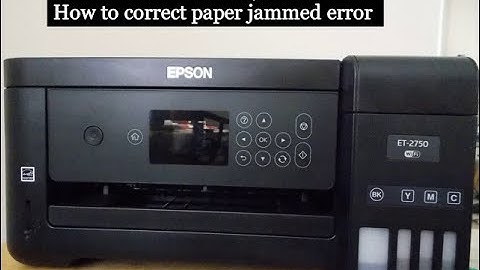 EPSON ET 2750 Paper Error FIX Plus ink jet cleaning