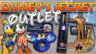 SECRET DISNEY OUTLET STORE SHOPPING | Cast Connection - BIG Discounted Disney Merch & Furniture!