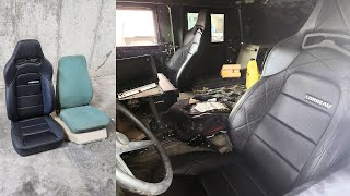 Humvee Install  Corbeau TRAILCAT Reclining Seats!