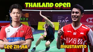 Amazing‼Thailand Open 2022 | Lee zii jia (MAS) vs Shesar Hiren Rhustavito (INA)