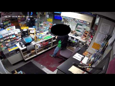 New Video: Suspect At Large After Overnight Robbery At Nassau Gas Station