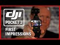 NEW DJI Pocket 3 | First Impressions