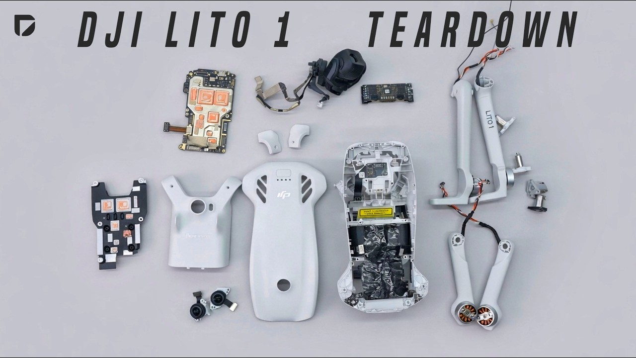 DJI Lito 1 TEARDOWN (Disassembly) - See what's inside this Drone