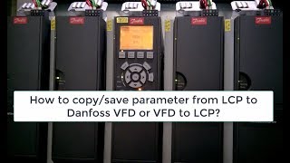 How to copy and save parameter in danfoss VLT Automation Drive screenshot 4