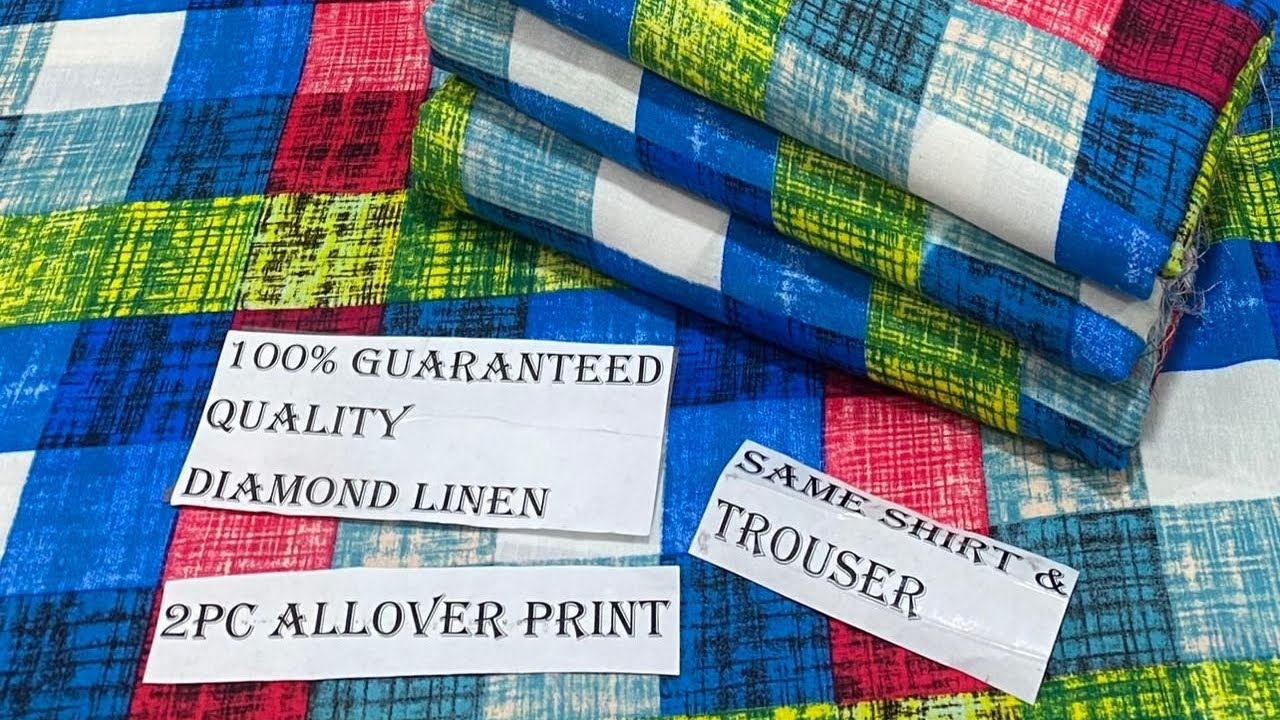 All Over Digital Printed 2pc Ladies Unstitched Dress | Women Attire 👗 | Casual Wear | Daily Wear 👗