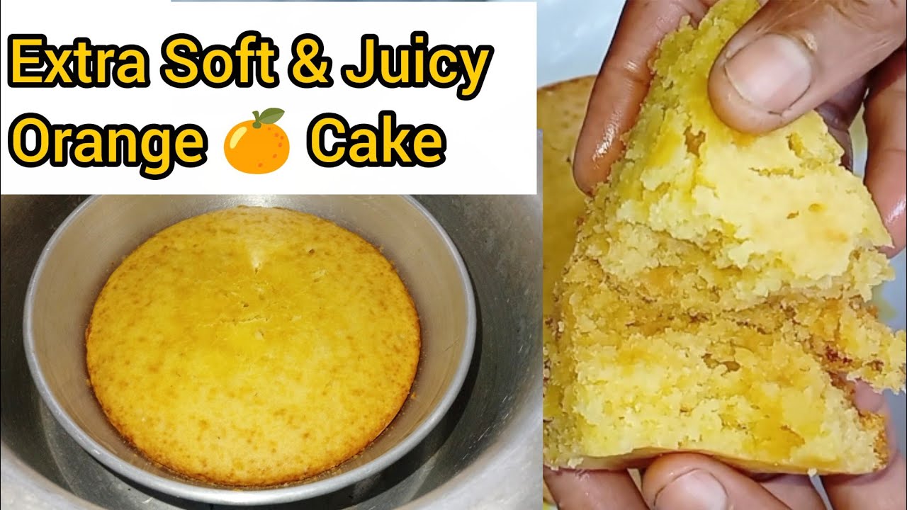 Orange 🍊 Cake Recipe Without Oven || Eggless Orange Cake Recipe 