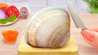 Tasty Miniature Italian Clams Recipe Idea - ASMR Cooking Video by Mini Yummy