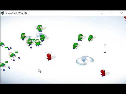 Snow Craft - gameplay , Снежки старая игра из 2001 года