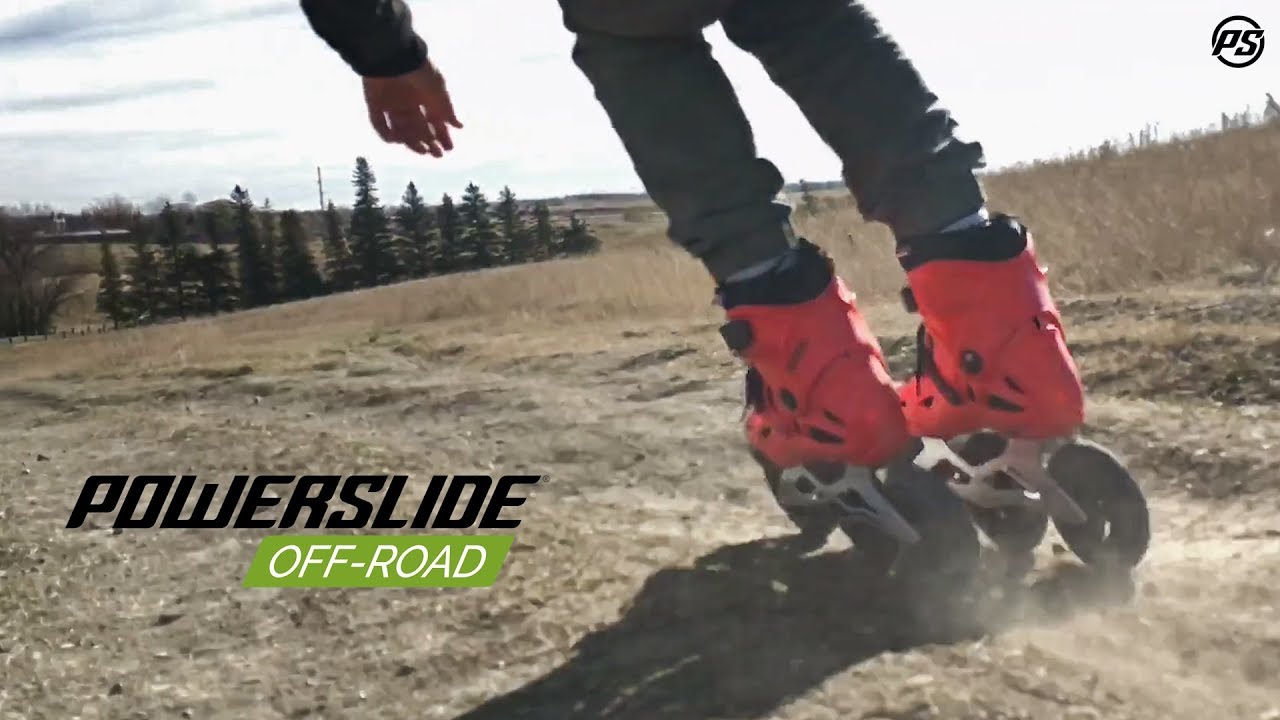 Canadian downhill skating on Powerslide OffRoad skates YouTube