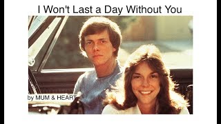 I Won&#39;t Last a Day Without You by MUM &amp; HEART