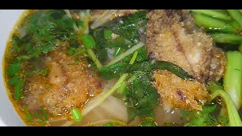 Cách nấu bún bánh đa  cá rô 0981352838