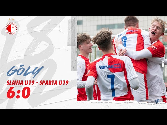 GÓLY  Slavia U19 - Sparta U19 6:0 