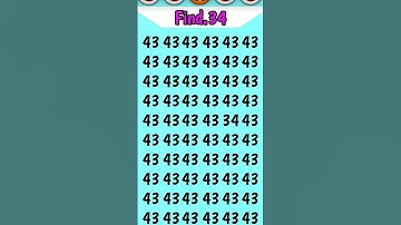 Find 👉34 odd number puzzle 🧩 iq test 🧠 math reasoning puzzle 🧩 #iq #mathematicspuzzles #mathspuzzle