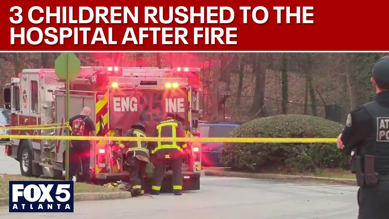 Children rushed to hospital after fire | FOX 5 News - YouTube