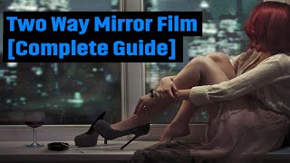 2-Way Window Mirror Film 20x12
