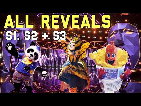 All Reveals Masked Singer Uk | Season 1, Season 2 x Season 3