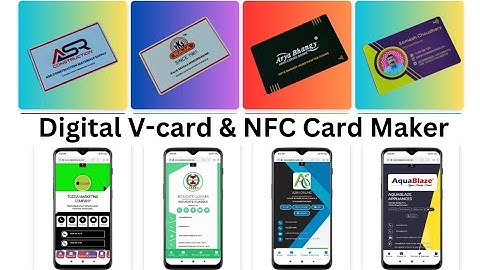 Digital Visiting Card | NFC Card | Mini Web