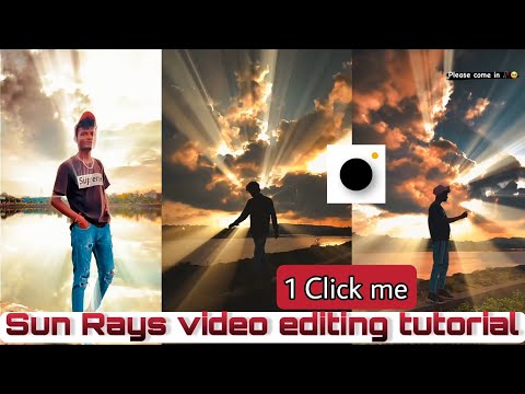 Sunlight Rays effect video editing /Rays effect video editing tutorial / Reels video editing