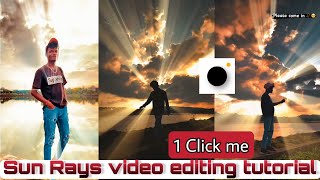Sunlight Rays effect video editing /Rays effect video editing tutorial / Reels video editing