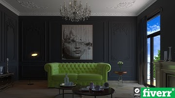 3d architecture on fiverr with 3d max