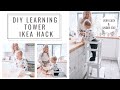 DIY Learning Tower | Ikea Hack | Bekvam & Oddvar Montessori Toddler Stool