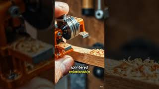 This Mini Sander Throws Wood Dust EVERYWHERE! 😱🪵 #shorts