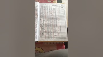 B. ed 2nd year lesson plan file (attendance chart, Index) 📚📚