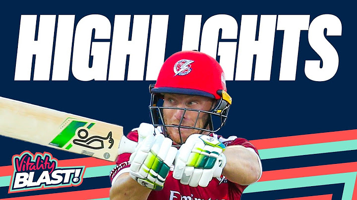 Jos Buttler Hits 77 Runs Off 46 Balls | Yorkshire vs Lancashire - Highlights | Vitality Blast 2025