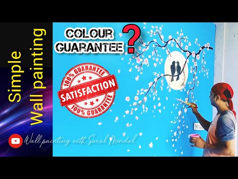 How to Apply Paint on Wall | Colour Guarantee 100% | Full Process | Simple wall painting