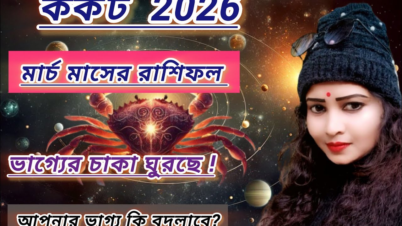 কর্কট রাশি মার্চ 2026। karkat rashifal march 2026। cancer monthly prediction 