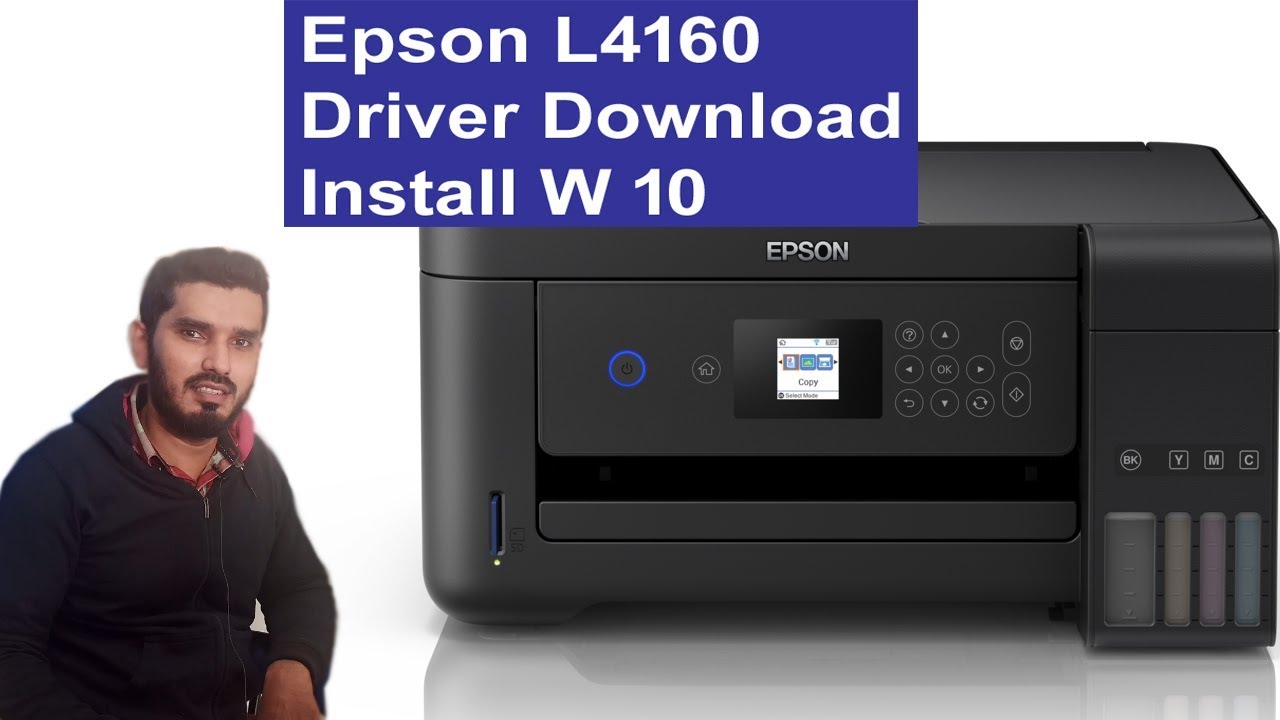 Epson L4160 Printer Driver Download And Install - YouTube