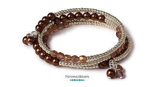 Memory Wire Tips and Tricks - DIY Jewelry Making Tutorial by PotomacBeads