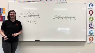Skip Counting on a Number Line to Multiply