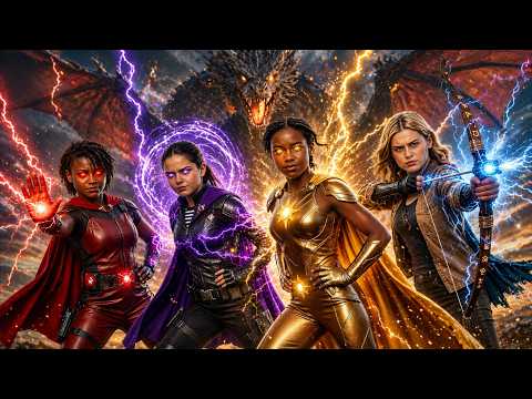 Four Girls Find a Secret Door, Gain Powers Inside and Must Defeat a Dragon to Escape | super recap