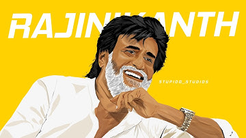 RajiniKanth | Vector Art Illustration | Super Star | Kabali | Petta | Darbar | Infinite Design | TEE