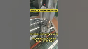 Special glass cutting machine for rearview mirror magnifying glass curved surface exported to Japan