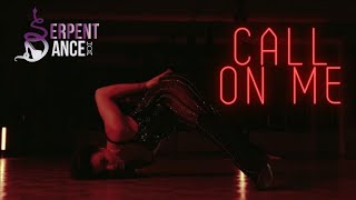Call On Me | Janet Jackson x Nelly | SERPENT DANCE | Orange Venus Heels Choreography by Caroline