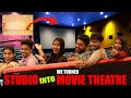 WE TURNED OUR STUDIO INTO A MOVIE THEATRE 😍🍿| DREAM COME TRUE MOMENT ❤️ | PULLOTHI