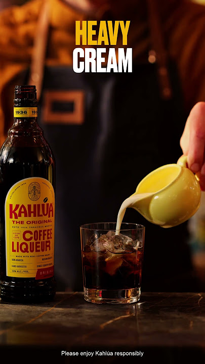 How to make a White Russian 💛 #Shorts