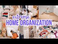Extreme home organization  clean with me  decluttering and organizing  becky moss