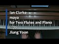 Piano part ian clarke maya for two flutes and piano 72