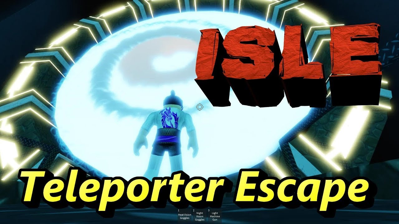 特撮 isle ISLE on ROBLOX: Escape by TELEPORTER (The Facility) - YouTube