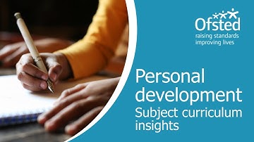 Personal development | Subject curriculum insights for primary and secondary teachers and leaders