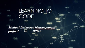 C++ Project|| Student Database Management System Project in C++/C|| C project|| C/C++ projects