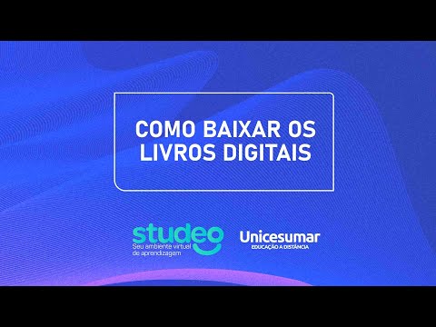 Como baixar os livros digitais | Studeo