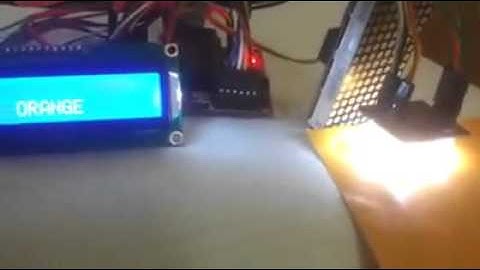 Pic16F877A and TCS3200