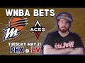 Mercury vs Aces WNBA Picks | WNBA Bets with Picks And Parlays Tuesday 5/21
