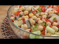 ⭐Cómo hacer ENSALADA DE GARBANZOS fácil y FRESQUITA ⭐️